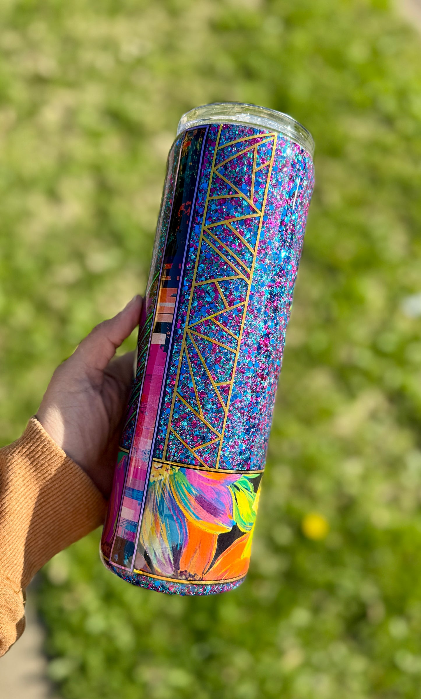 {RTS} 30oz Butterfly Floral Tumbler