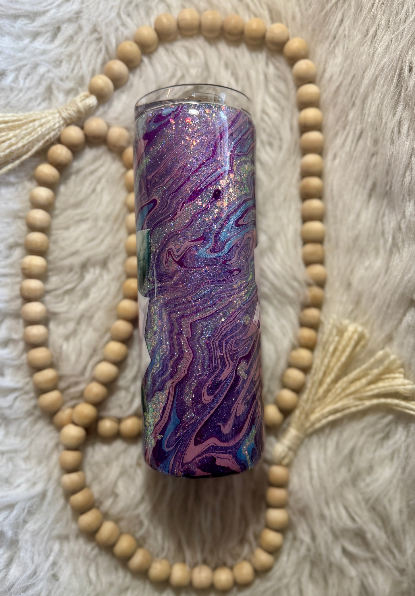 {RTS} 20oz Hydrodip w/Roses Tumbler
