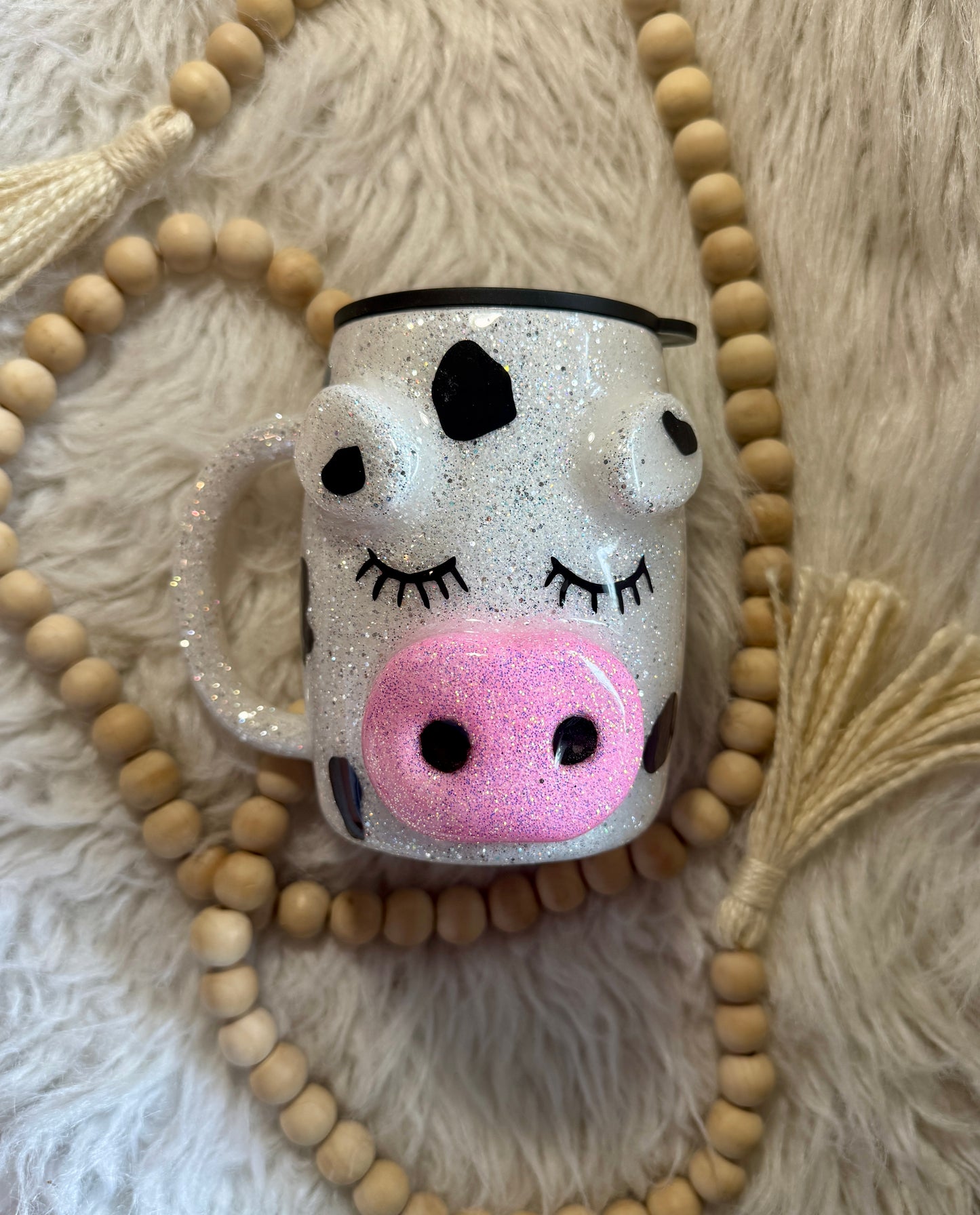 {RTS} 14oz 3D Cow Mug
