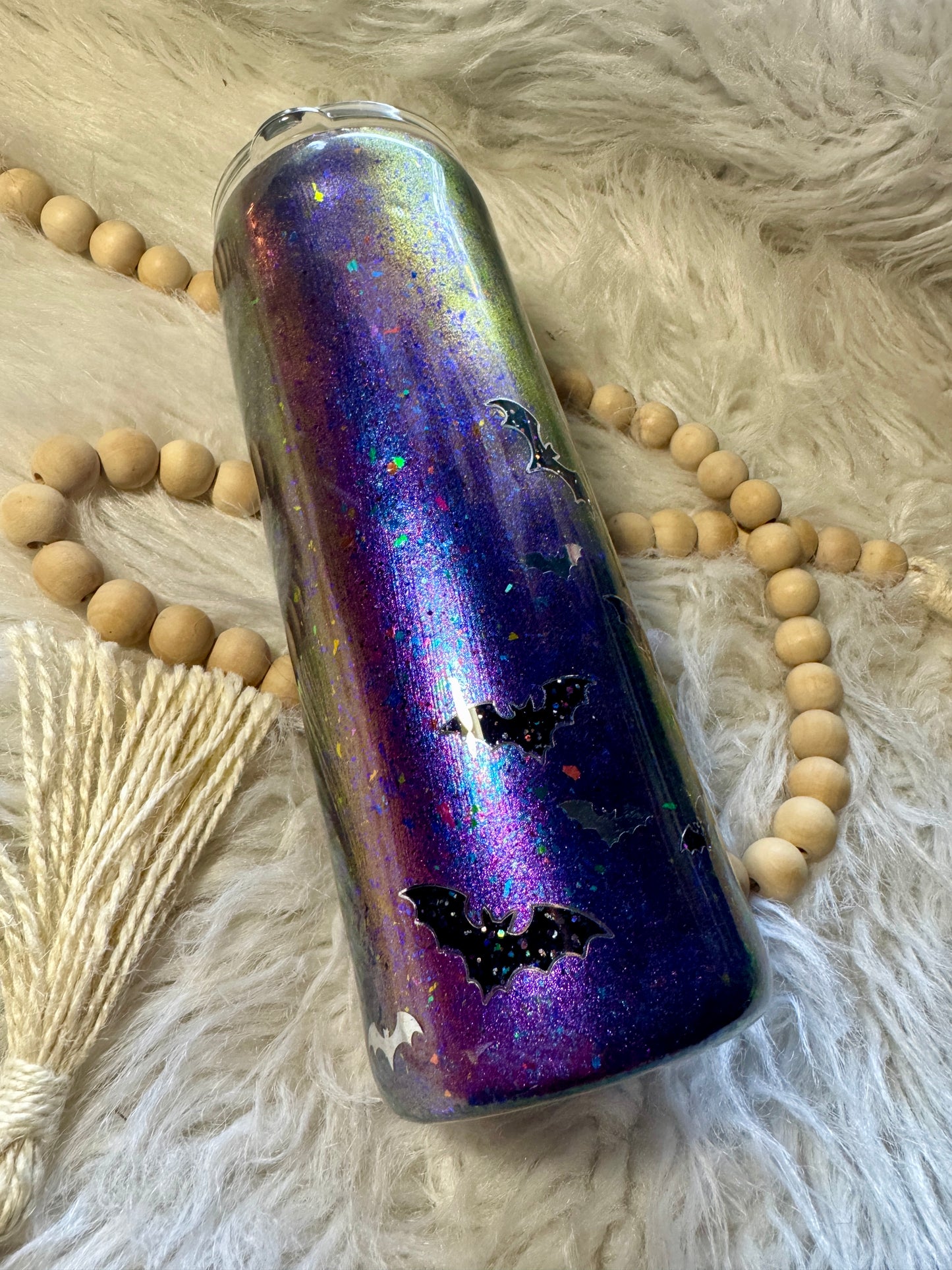 {RTS} 20oz Spooky Season Bat Peekaboo Tumbler (9/6)