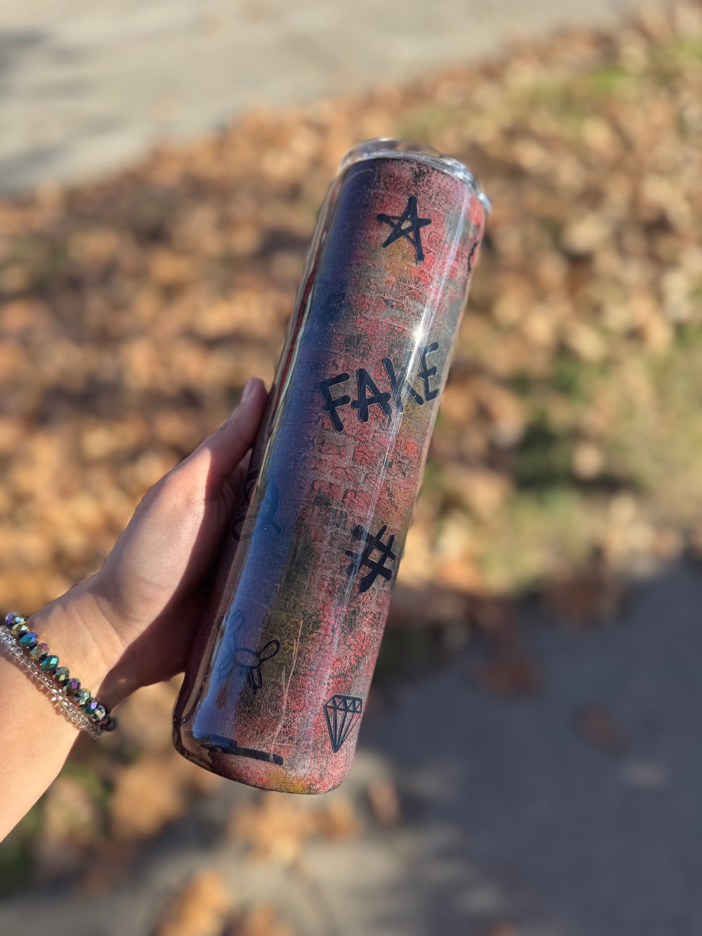 {RTS} 32oz "Brick" Graffiti Tumbler