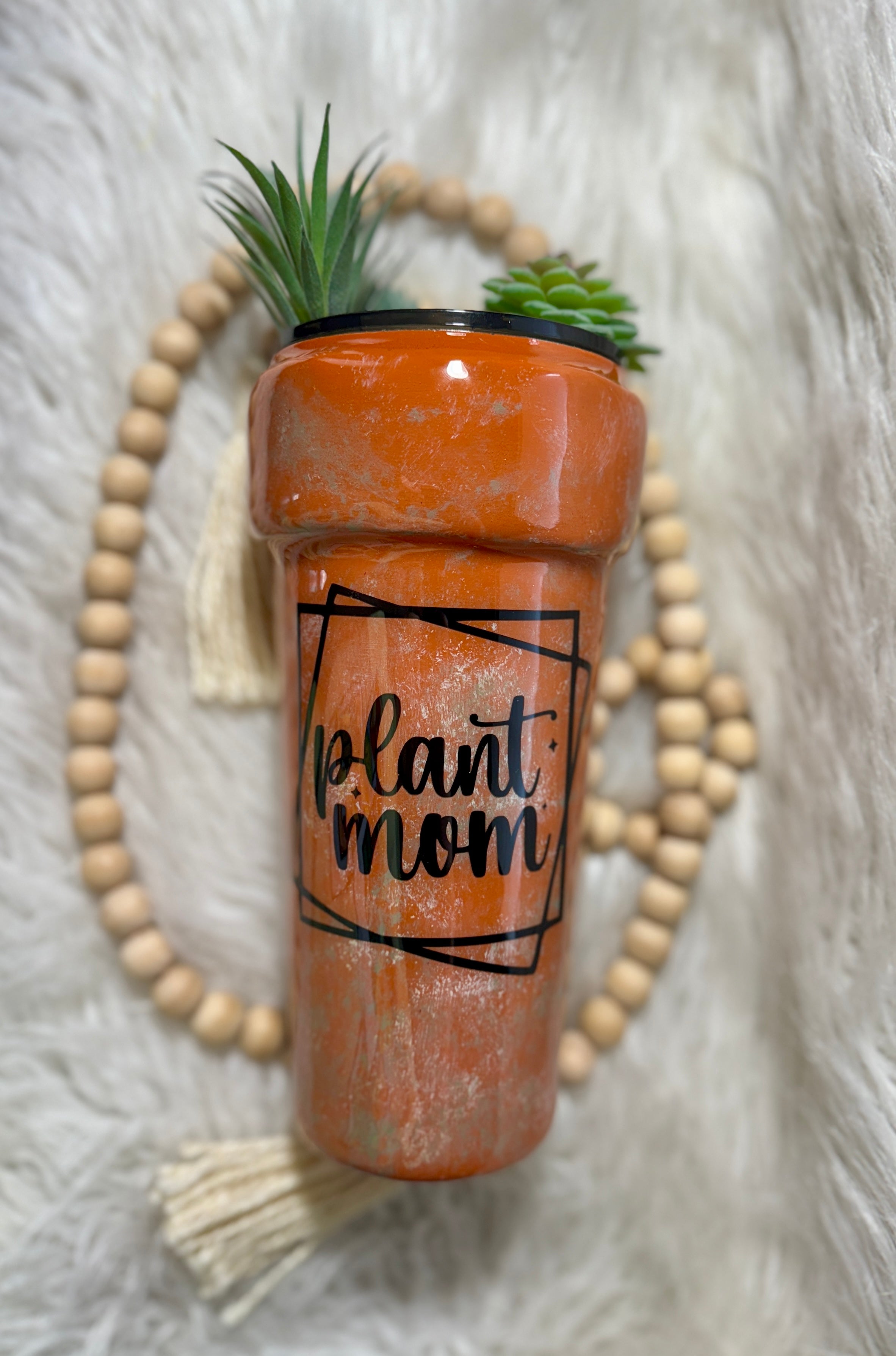 plant mom pot {MTO} 3D "Plant Mom" Terracotta Pot Tumbler