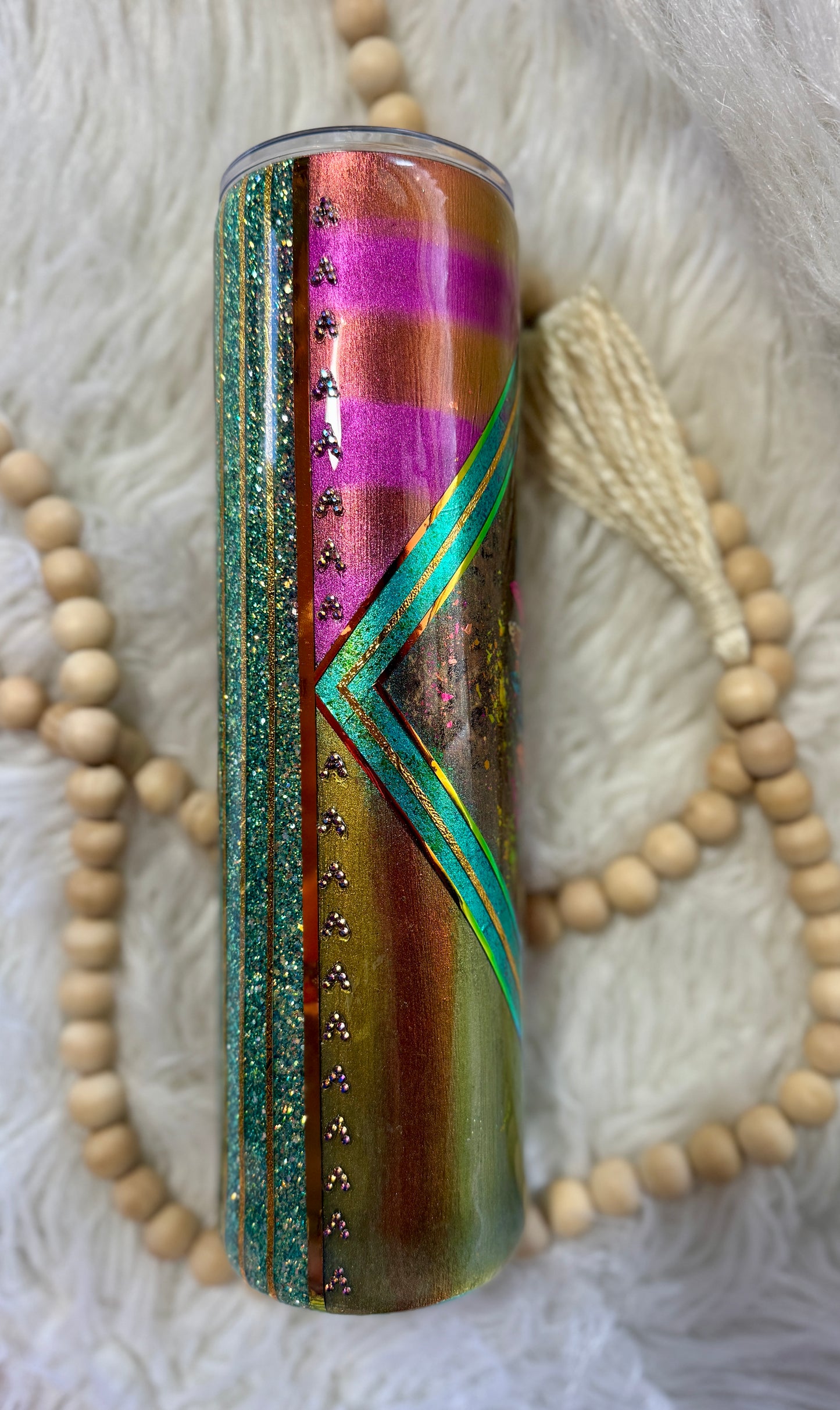 {RTS} 32 Plump Boho Elephant Tumbler