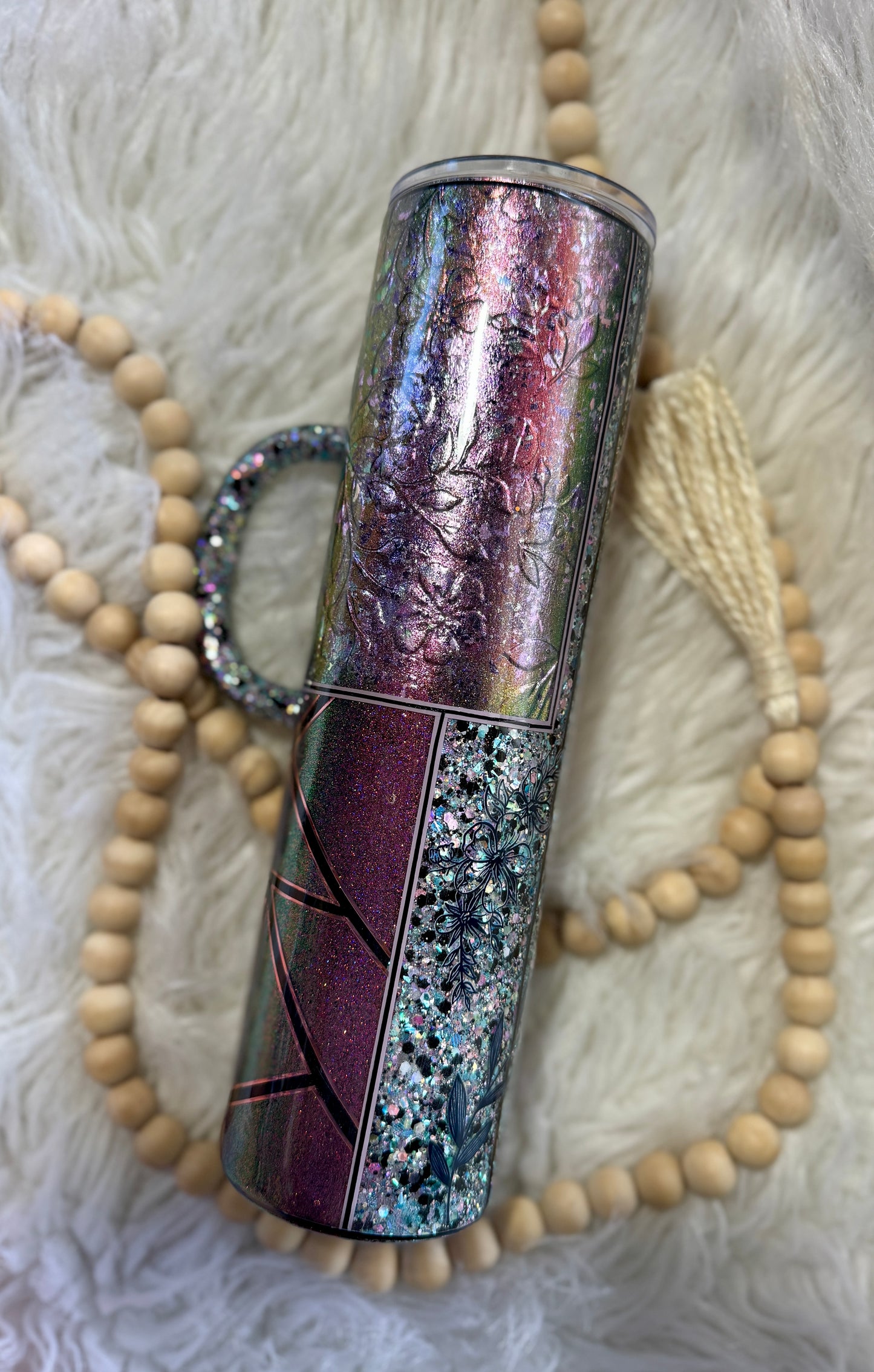 {RTS} 32 Plump w/handle Purple MM Tumbler *MISFIT*