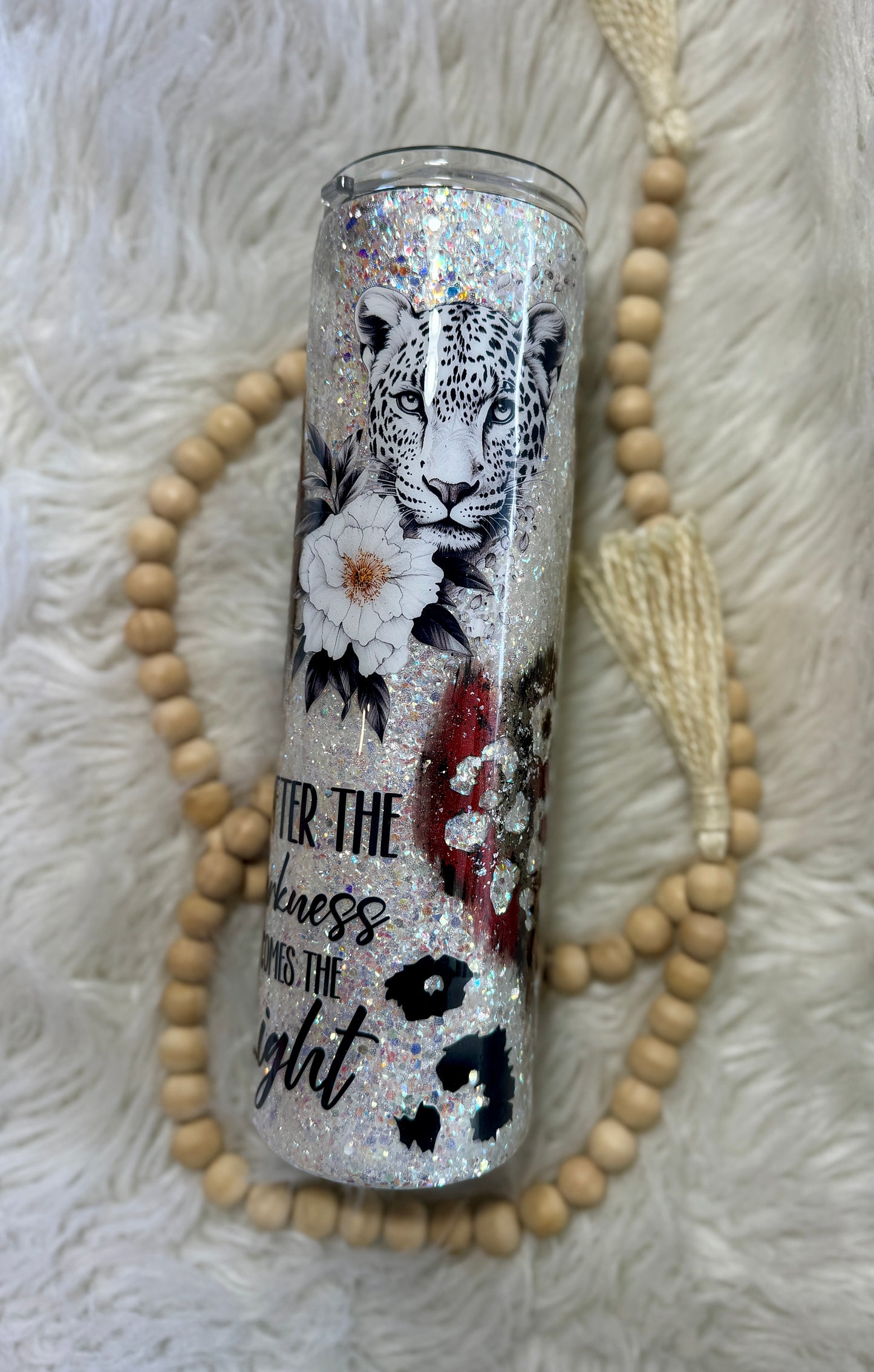 {RTS} 35oz Leopard Peek-a-boo Tumbler