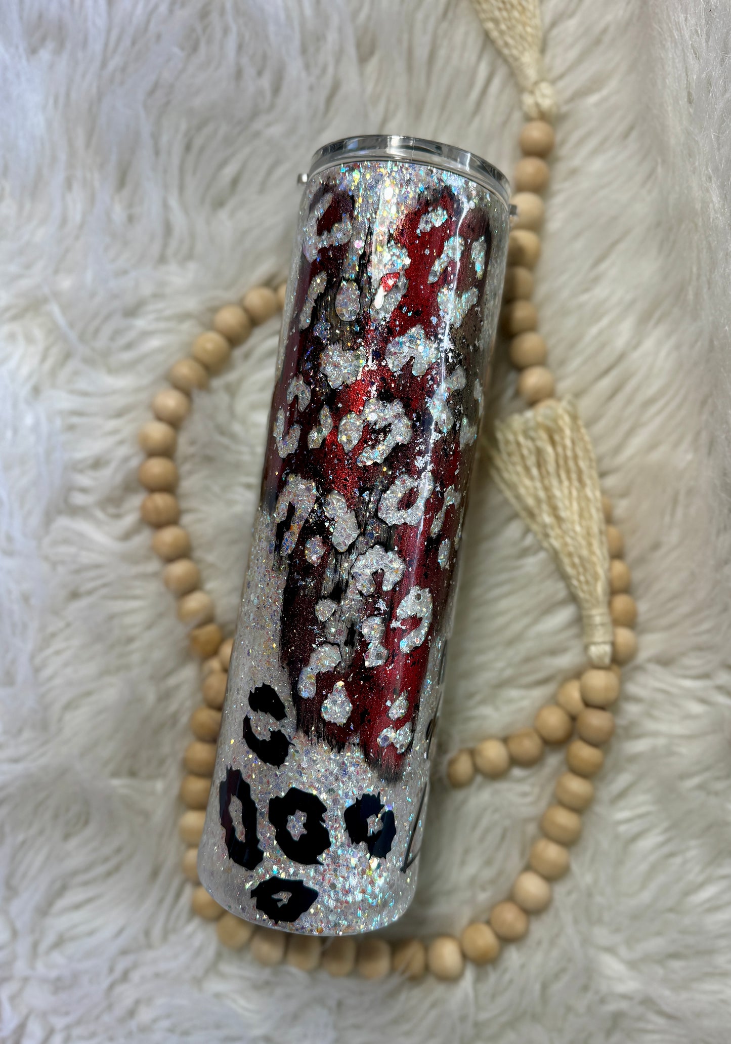 {RTS} 35oz Leopard Peek-a-boo Tumbler