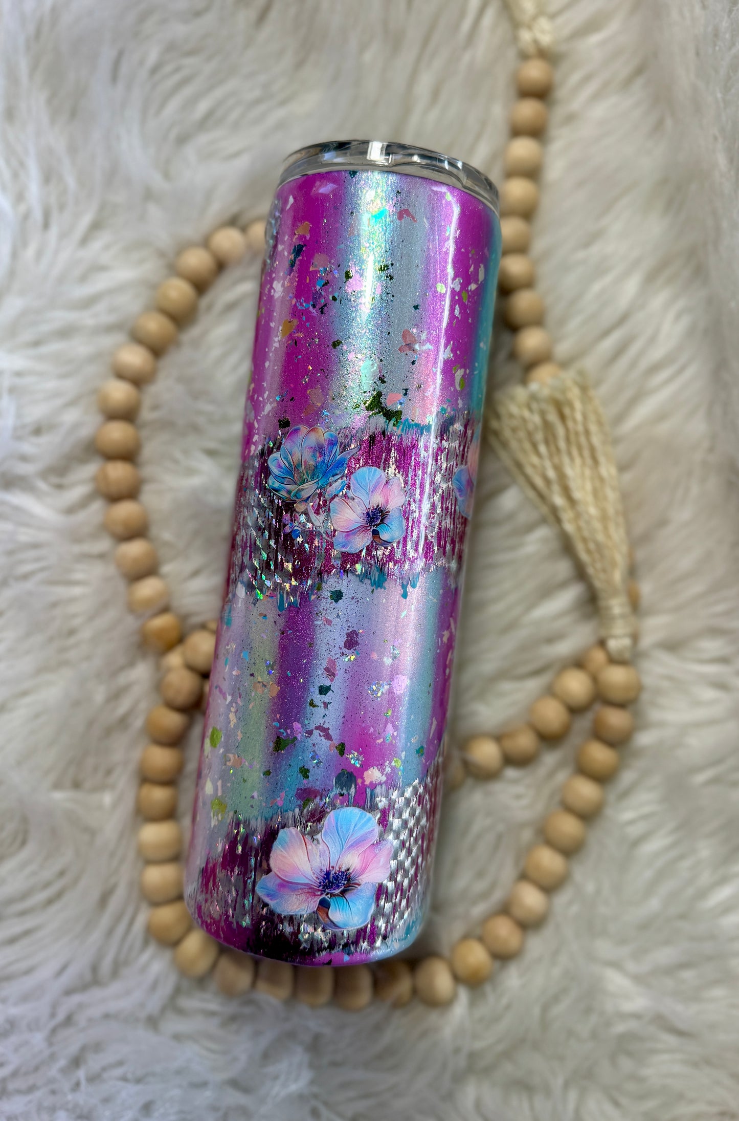 {RTS} 30oz Pastel Flower Tumbler