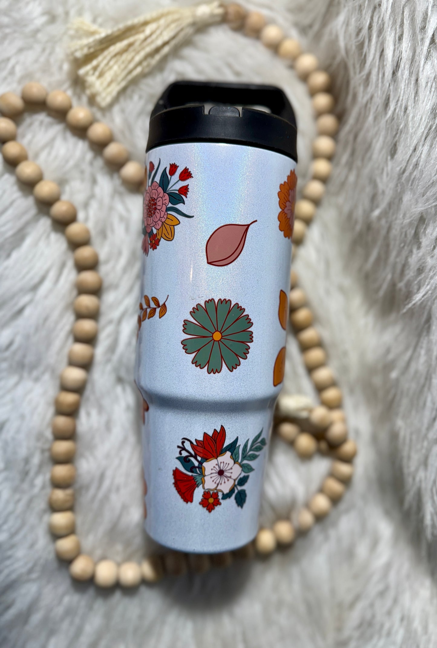 30oz Holographic UV DTF Tumbler