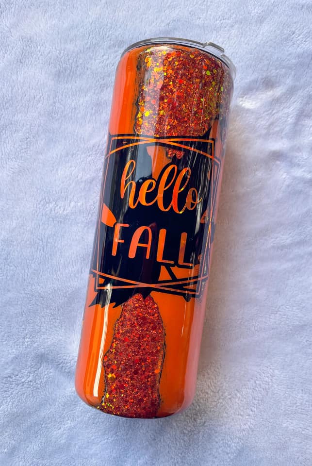 {MTO} Fall Distressed Tumbler