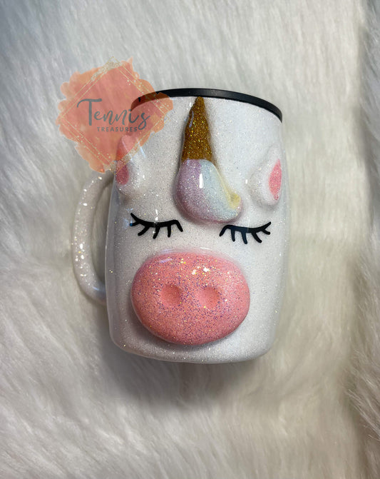 {MTO} 3D Unicorn Tumbler