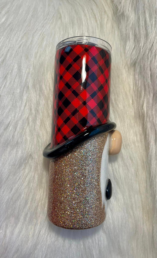 {MTO} 3D Plaid Gnome Tumbler