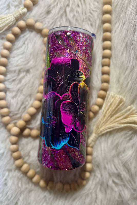 {RTS} 24oz Plump Zebra Peek-a-boo Tumbler