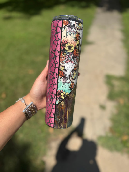 {RTS} 32 Plump Vinyl/Foil Mashup Tumbler