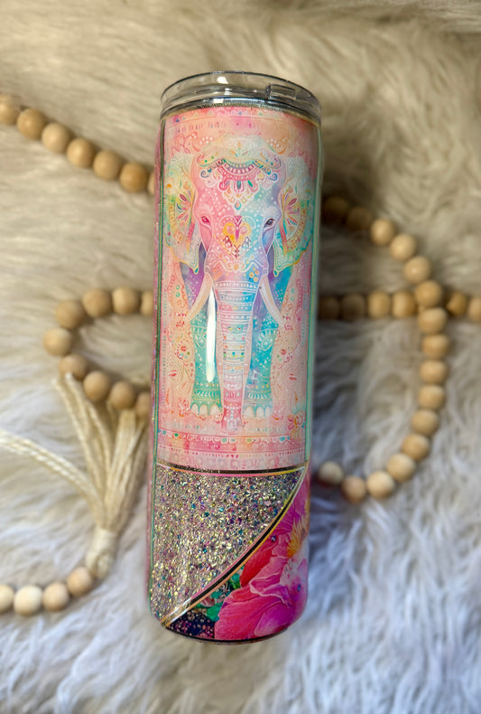 {RTS} 30oz Pastel Elephant Tumbler