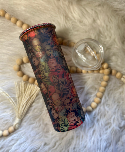 {RTS} 20oz Horror Matte Glass Tumbler
