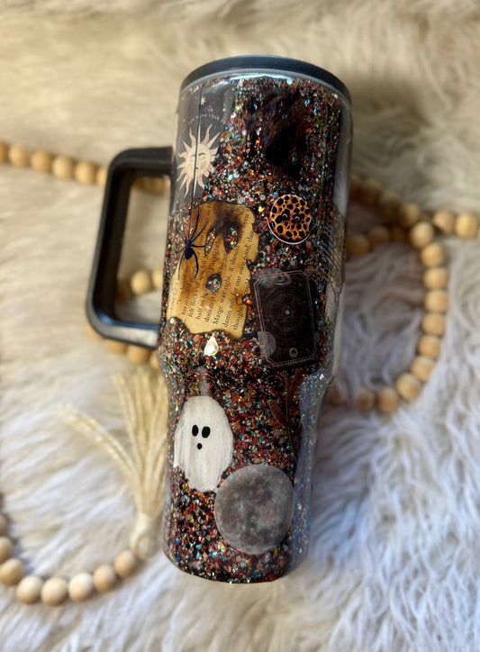{RTS} 40oz Halloween Deco Tumbler *MISFIT*