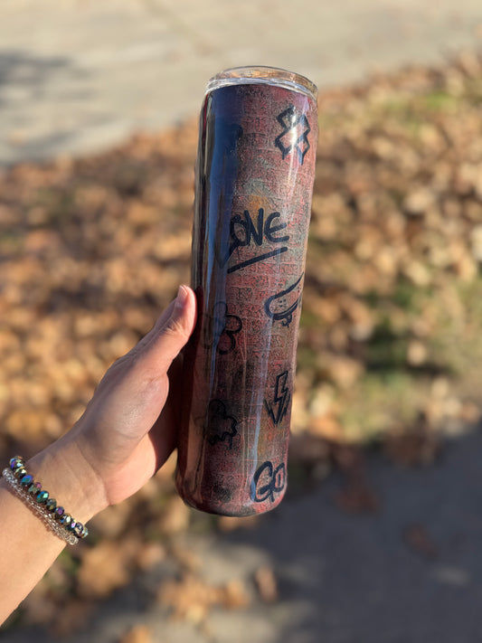 {RTS} 32oz "Brick" Graffiti Tumbler