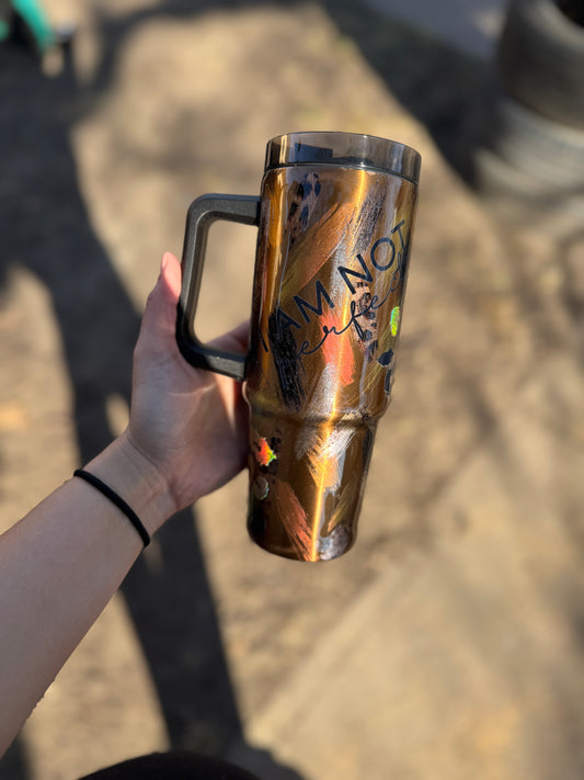 {RTS} 30oz Brushstroke Neutral Tumbler