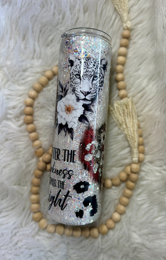 {RTS} 35oz Leopard Peek-a-boo Tumbler
