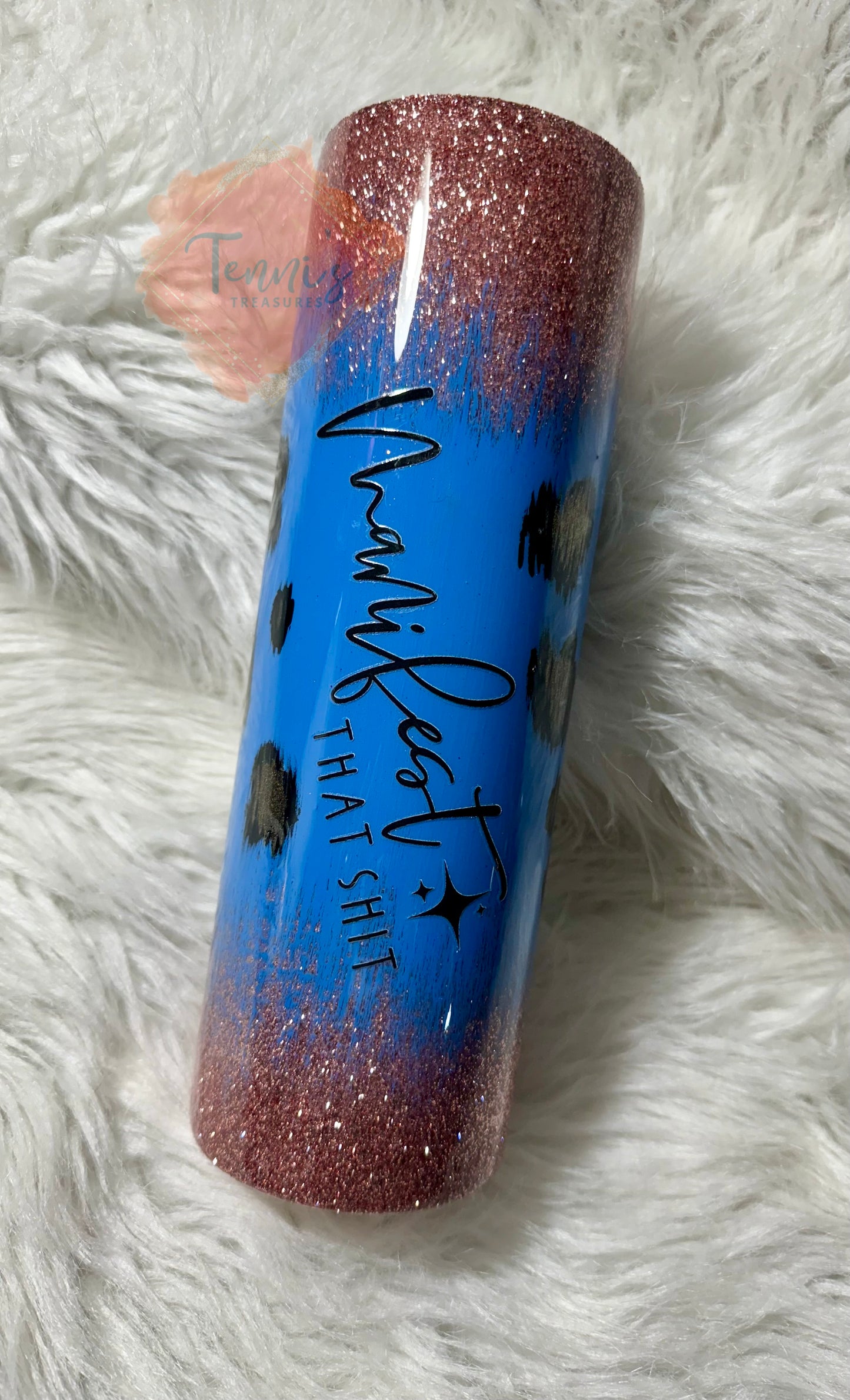 {RTS} 30oz Manifest Fuzzy Leopard Tumbler
