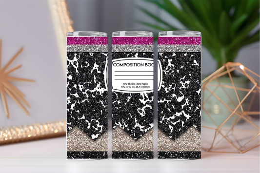 20oz Teacher Composition Sublimation Tumbler